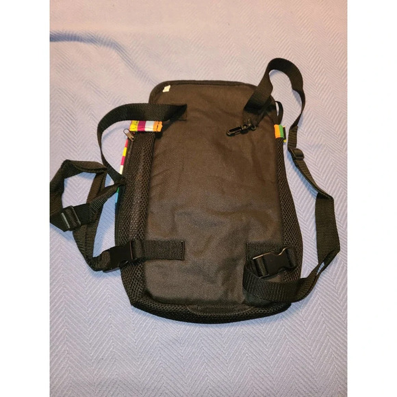 New Pet Cat Dog Carrier Backpack Rainbow Colorful Striped Pattern - Picture 6 of 7